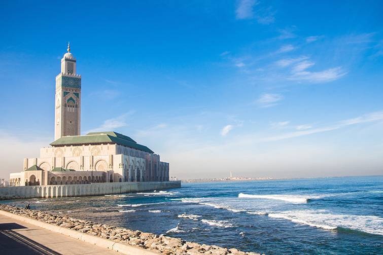 Vue d’illustration d’une mosquée de Casablanca, sans lien avec les lieux du colloque